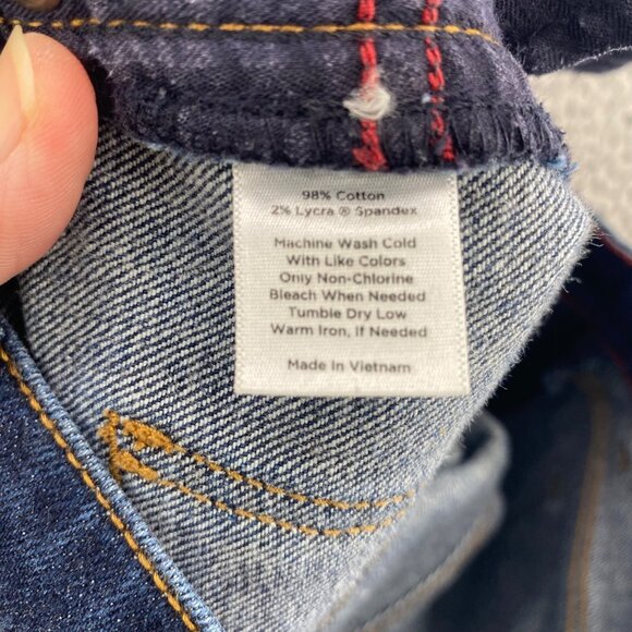 Talbots Jeans Womens 6 28 Blue Dark Wash Denim Signature Skinny Ankle Everyday - Picture 6 of 11